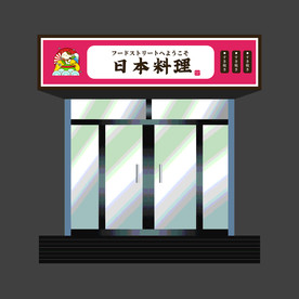 日本料理门头