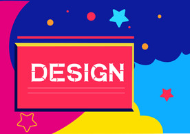 拼色孟菲斯背景