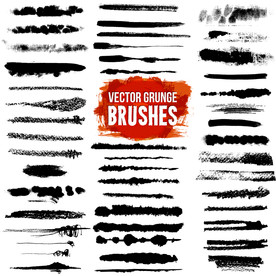 笔刷 展板背景模板