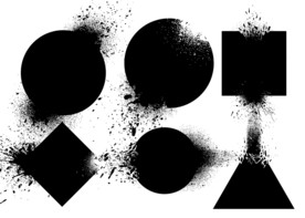 笔刷 展板背景模板