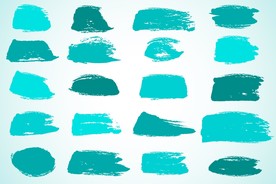 笔刷 展板背景模板