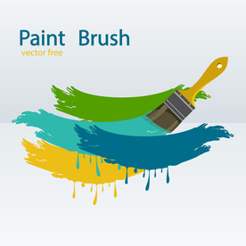 笔刷 展板背景模板