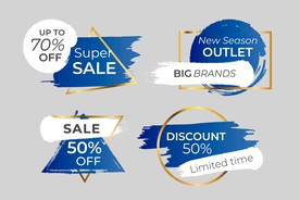 笔刷 展板背景模板