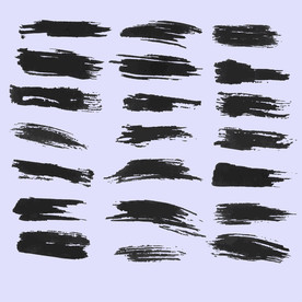 笔刷 展板背景模板