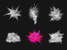 笔刷 展板背景模板