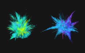 笔刷 展板背景模板