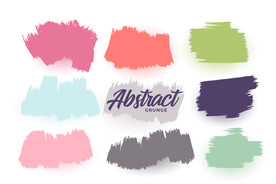 笔刷 展板背景模板