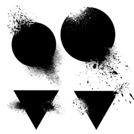 笔刷 展板背景模板