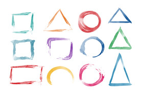 笔刷 展板背景模板