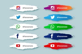 笔刷 展板背景模板