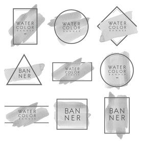 笔刷 展板背景模板