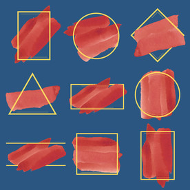 笔刷 展板背景模板