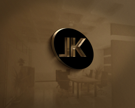 立体金色LOGO墙贴图