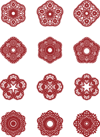 中国风窗花纸剪纸