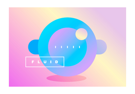 圆形圆环渐变背景