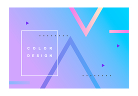 三角框渐变背景