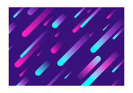 圆角矩形流星渐变