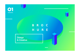 方柱椭圆渐变背景