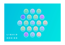 圆形圆环渐变背景