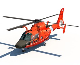 C4D 模型 直升飞机玩具