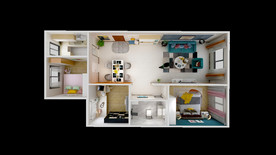 室内家装俯视图