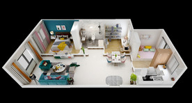 家装户型俯视图