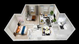 家装户型俯视图