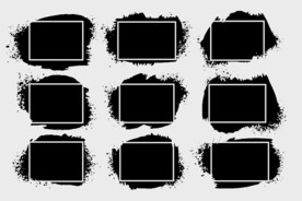 笔刷 展板背景模板