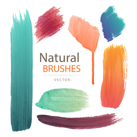 笔刷 展板背景模板