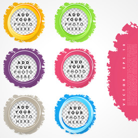 笔刷 展板背景模板