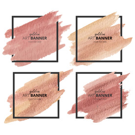 笔刷 展板背景模板