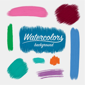 笔刷 展板背景模板