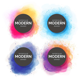 笔刷 展板背景模板