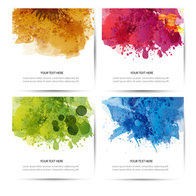 笔刷 展板背景模板