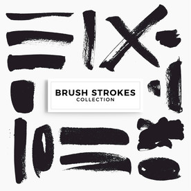 笔刷 展板背景模板