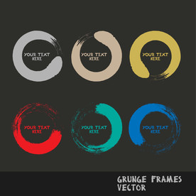 笔刷 展板背景模板