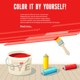 笔刷 展板背景模板