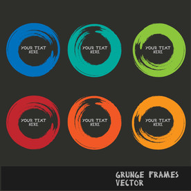 笔刷 展板背景模板