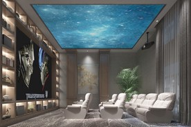 现代影视厅3d模型