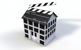 C4D 模型场记板 房子