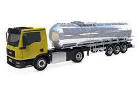 C4D 模型油罐车
