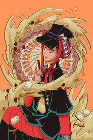 手绘美食 美食海报 美食文化