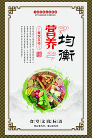 食堂文化 食堂标语图片