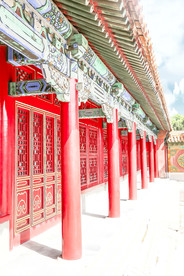 手绘现代建筑地标图片