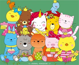 动物合影 上拾壹