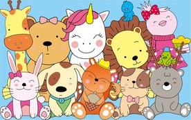 动物合影 上拾贰