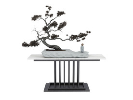 松树盆栽3d模型