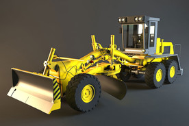 C4D 模型铲车