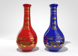 C4D 模型酒瓶花瓶