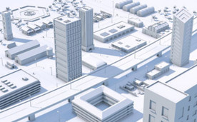 C4D 模型城市街道